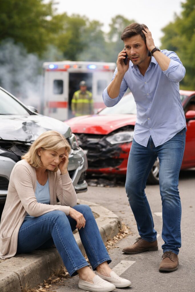 accidente de tráfico sin heridos